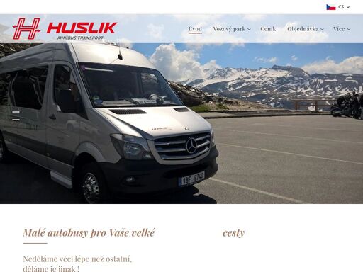 malé autobusy pro vaše velké cesty