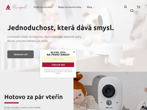 malé nápady, které dělají velký rozdíl. univerzální držák na dětskou chůvičku vznikl z jednoduché potřeby – připevnit kameru bezpečně, bez vrtání, během pár vteřin.
navrhli jsme ho tak, aby pomohl tam, kde běžná řešení selhávají – třeba na cestách nebo u postýlek, u kterých nelze dětská chůvička prakticky umístit.
…