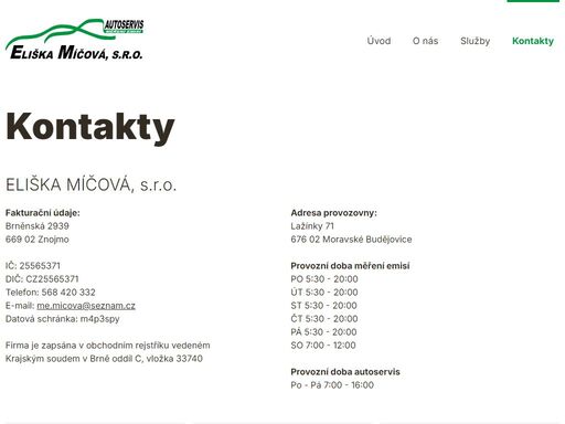 zabýváme se měření emisí a autoservis servisem automobilů. najdete nás v obci lažínky nedaleko od moravských budějovic.