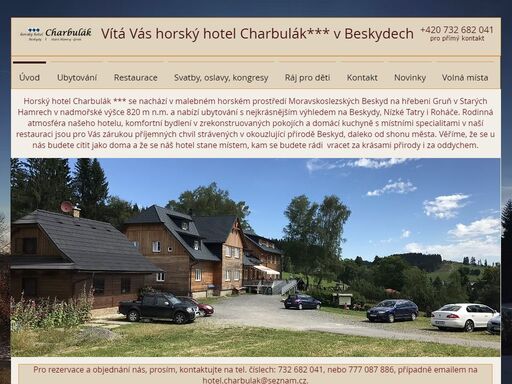 hotel charbulák, staré hamry, beskydy