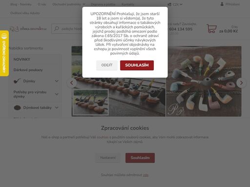 široký výběr kvalitně provedených dýmek, tabáků a doutníků od těch nejlepších výrobců včetně příslušenství (zápalky, zapalovače, ořezávače, humidory, pouzdra) 