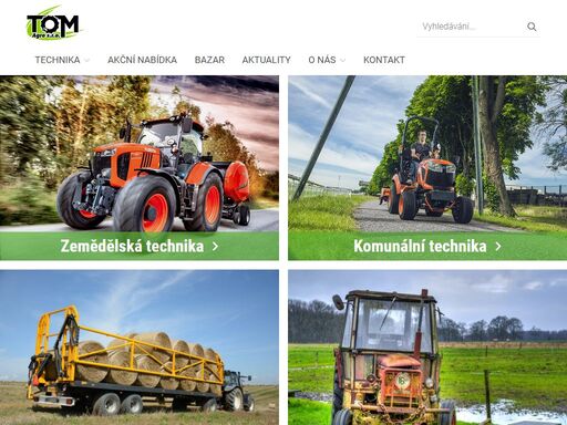 prodej, servis zemědělské,komunální a lesnické techniky a dodávka náhradních dílů. bazar zemědělské, lesnické a komunální techniky.