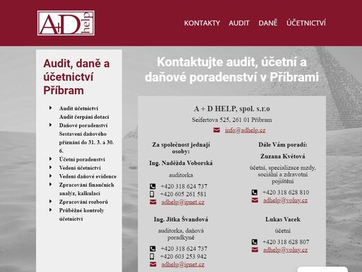 audit, daně a účetnictví příbram. kontaktujte audit, účetní a daňové poradenství v příbrami