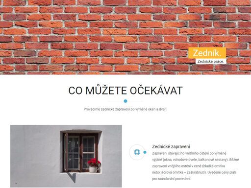 zednické práce. kvalita a spolehlivost.                                                                                      zednické práce zedník a tečka zapravení po výměně oken zdění z kamene lícové zdivo oprava komínu venkovní  zahradní krb