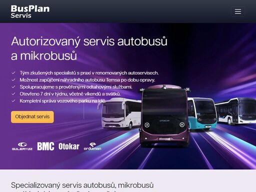 specializujeme se na servis a opravy autobusů, mikrobusů a nákladních vozidel všech značek. otevřeno 7 dní v týdnu, včetně víkendů a svátků.