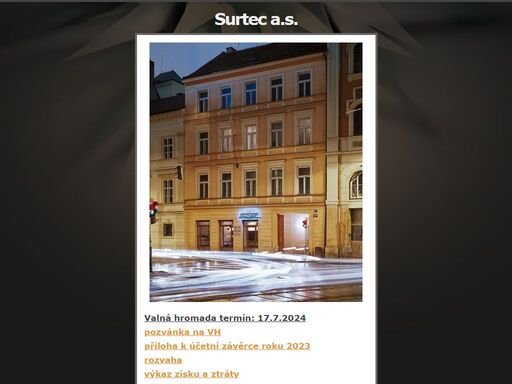 realitní kancelář surtec, a.s.