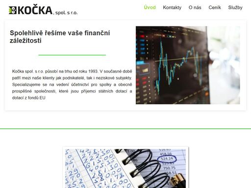kočka s.r.o. - vedení účetnictví, poradenství, audit