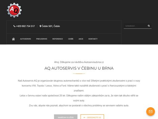 autoservis a pneuservis brno + okolí. ?100% garance původu nahradnich dilu ? 20 let zkušenosti ?krátké objednací termíny! ?záruka 12 měs ?objednejte se!
