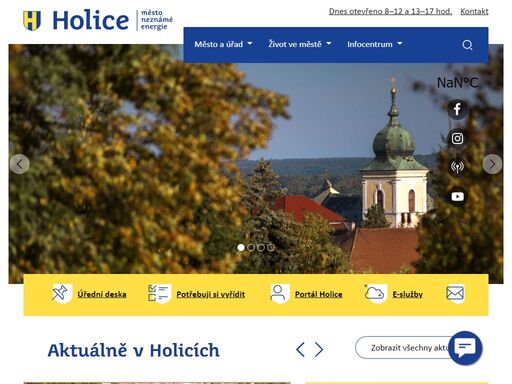 webové stránky města holic. přehledné informace o městě, úřadu, pořádaných akcích atd. informační centrum, turistické informace. vše na jednom místě.