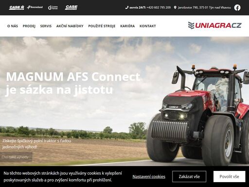 prodej a servis zemědělské, komunální a stavební techniky v oblasti jižních čech a vysočiny. na trhu již od devadesátých let