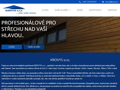 realizace střech a krovů od odborníků. zajišťujeme kompletní výstavbu střech, krovů a jejich rekonstrukci s důrazem na kvalitu a dlouhou životnost!