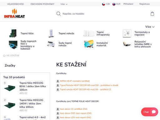 objevte moderní topné fólie, infrapanely a elektrické podlahové vytápění pro maximální komfort. infračervené vytápění, termostaty a regulace, izolační podklady a instalační materiál. relaxační lehátka s infra ohřevem pro dokonalou pohodu. ušetřete náklady na vytápění domu díky efektivním řešením. zjistěte výhody a…