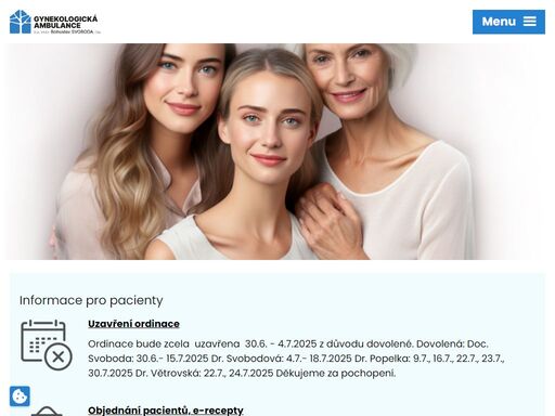 poskytujeme služby gynekologické, ultrazvukové a onkogynekologické ambulance, prenatální poradny a expertní kolposkopie. najdete nás v praze, podolí.