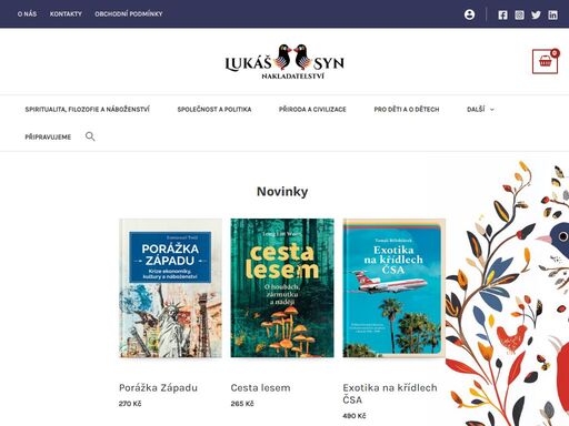 vydáváme knihy o velkém povolání člověka k hledání spirituality, souladu se sebou a s přírodou.