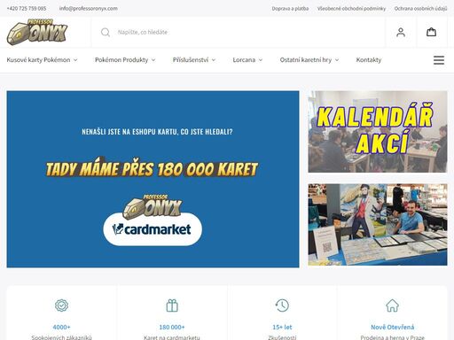 pokémon tcg produkty a kusové karty
