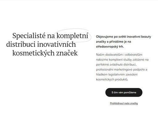 v global delivery jsme specialisté na distribuci světových kosmetických značek. praha, česká republika