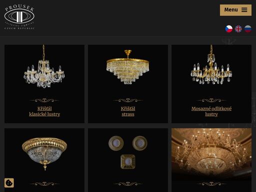 rodinná firma prousek exklusive lighting s.r.o vznikla v roce 1989. na základech tradic v této oblasti založil firmu otec se synem václav a petr prouskovi.