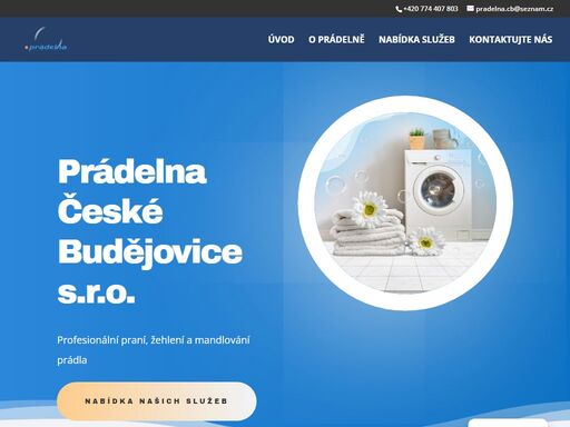 prádelna nabízí praní, žehlení, mandlování a rozvoz prádla pro hotely, restaurace i domácnosti. expresní služby do 24 hodin bez příplatku!