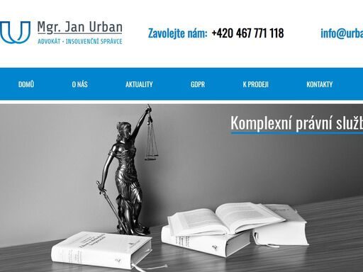 mgr. jan urban - advokát, insolvenční správc