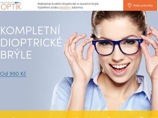 kompletní dioptrické brýle od 990kč.