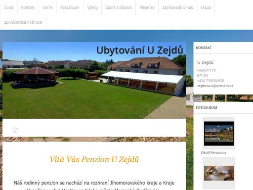 ubytování u zejdů 