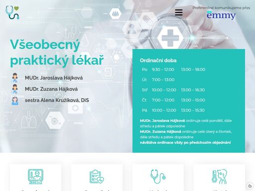 v naší ordinaci se zaměřujeme na poskytování kvalitní zdravotní péče s individuálním přístupem k pacientům.