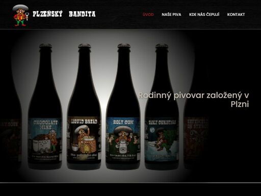 rodinný pivovar založený v plzni, plzeňský bandita, minipivovar, mini-pivovar, pivovar, plzeň, bandita, rodinný pivovar