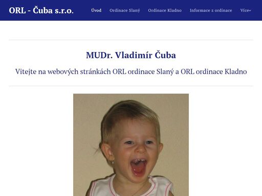 orl- slaný, orl - kladno, ordinace-nosní-ušní-krční-mudr. vladimír čuba