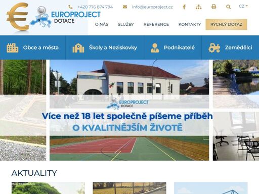 dotace z eu pro firmy, města i neziskové organizace. využívejte evropské dotace! pomůžeme vám s jejich získáním, od poradenství po administrativu.