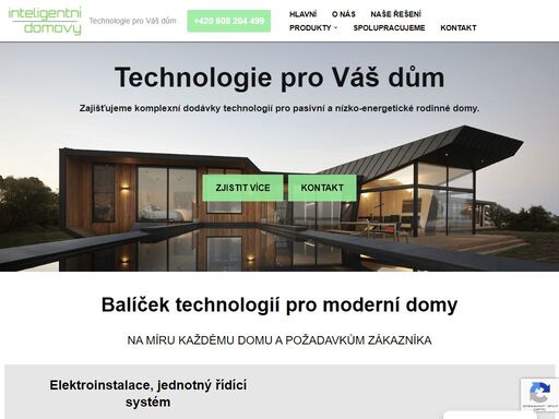 dodáváme a montujeme: rekuperační jednotky, elektroinstalace, systém loxone, fotovoltaika, elektrické podlahové vytápění, centrální vysavače.