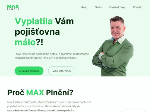 byla vaše pojistná událost podhodnocena? pomůžeme vám získat maximální možné pojistné plnění. nechte si zdarma zanalyzovat svůj případ od expertů na pojištění!