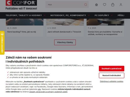 poskládáme vaši it domácnost. u nás nakoupíte vše od micro sd karet až po stolní počítače. | 180 výdejních míst po celé čr | časté akce a slevy.