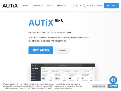 on-line business management system