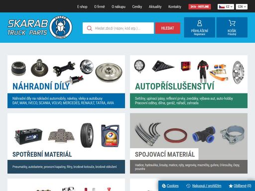 náhradní díly na nákladní automobily, návěsy, vleky a autobusy od profesionálů. nejširší sortiment náhradních dílů tatra. tradice od roku 1994. ověřeno zákazníky.