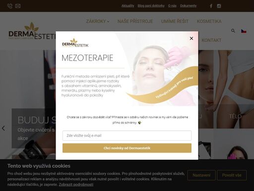 dermaestetik vám poskytne komplexní služby v oboru laserové a estetické dermatologie. vyberte si z široké škály nabízených služeb od profesionálního centra.