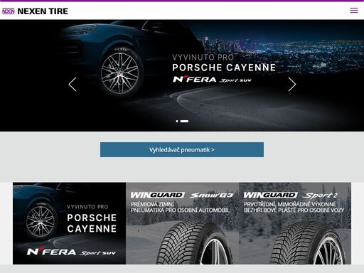 objevte dokonalé řešení pro váš vůz u nexen tire. ať už jedete pohodlně v osobním autě, ovládáte silnici s suv/4x4 nebo plníte úkoly s dodávkou/lehkým nákladním vozem – jsme tu pro vás. prozkoumejte naši nabídku ještě dnes!