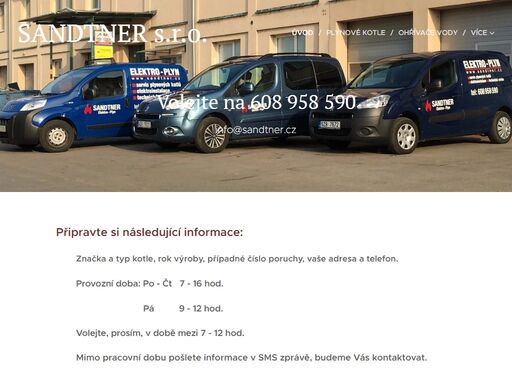 informace & objednávky