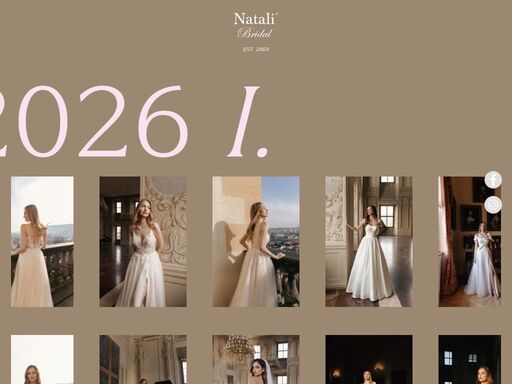 natali bridal is b2b bridal brand, creating beautiful dresses for brides across europe for 20 years.