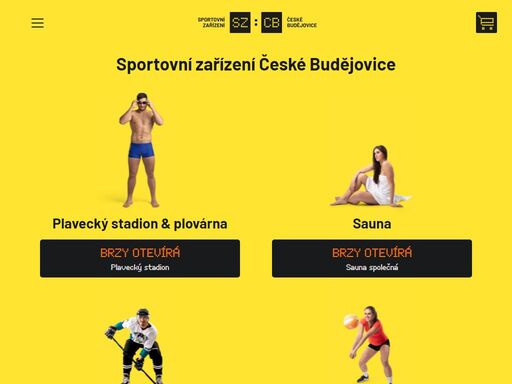 správa, zajištění provozu a komplexní zajištění služeb pro uživatele sportovních zařízení města - plaveckého stadionu, letní plovárny, sportovní haly a zimního stadionu.