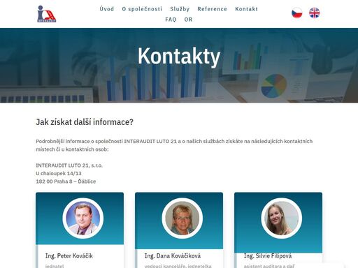 poskytujeme komplexní auditorské služby, účetní poradenství a finanční analýzy pro malé i velké firmy.