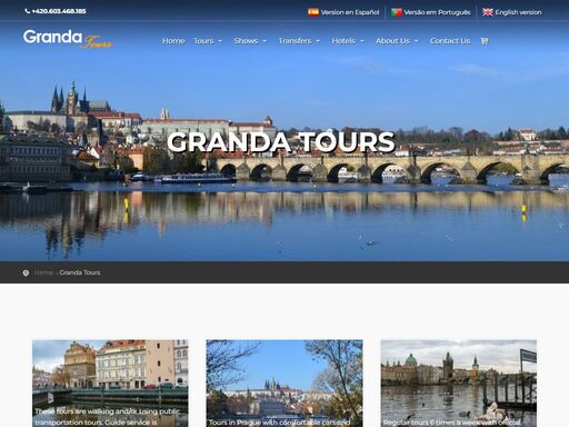 in prague since 1997, tours, accommodation, guide services, transfers, tours to český krumlov, terezin former concentration camp..., discounts for online bookings !! 