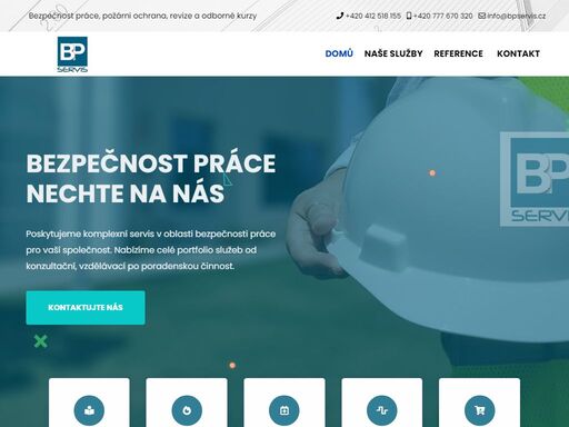 bezpečnost práce, školení, požární ochrana, revize, odborné kurzy, bp servis