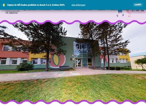 oficiální webové stránky františka kmocha v mostě. najdete tu aktuální informace a sdělení pro rodiče.