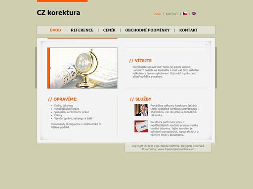 jazyková korektura, korektura českých textů, textové úpravy, knihy, diplomové práce, bakalářské práce, disertační práce, firemní publikace, brožury, časopisy, newslettery, magazíny