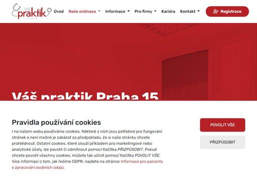 praktický lékař praha 15 ? ordinace praktického lékaře pro dospělé váš praktik praha 15 přijímá nové pacienty ? online registrace zdarma ? 