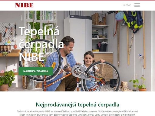 švédská tepelná čerpadla nibe. síla přírody pro vytápění, chlazení, ohřev vody a větrání vašeho domova.