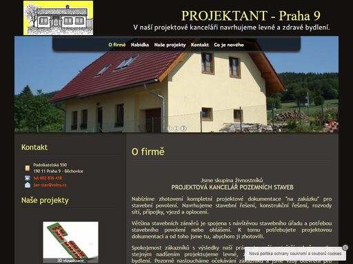 projektování praha 9  jiří janoušek