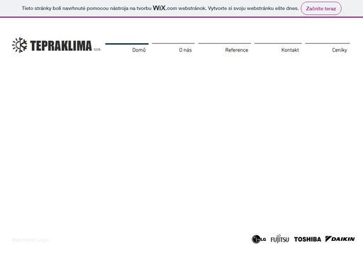 tepraklima s.r.o. - klimatizace & vzduchotechnika. dodávka, montáž a servis. teplice 