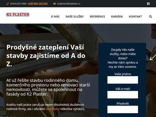 specializujeme se na provětrávané fasády. dále provádíme montáž suchých staveb a sádrokartonu.