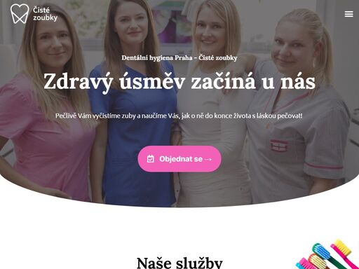 pečlivě vám vyčistíme zuby a naučíme vás, jak o ně do konce života s láskou pečovat! jsme útulná dentální hygiena praha.